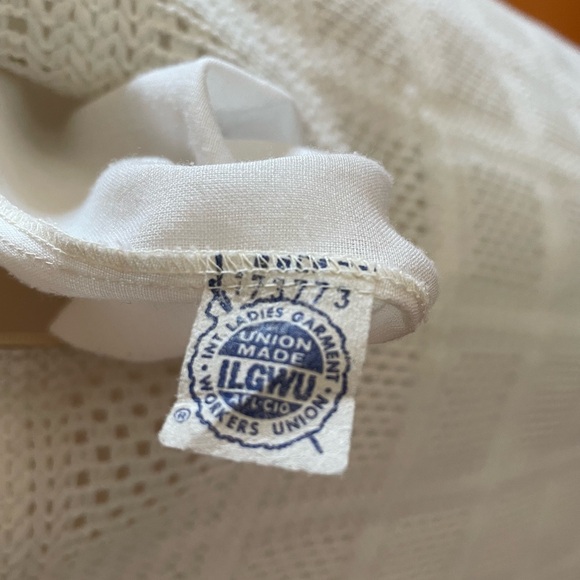 Crochet-style Vintage 60s sweater sheath dress medium - Picture 8 of 8